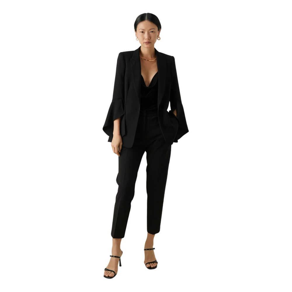 pinko Zwarte elegante broek Cigarette-fit Black Dames