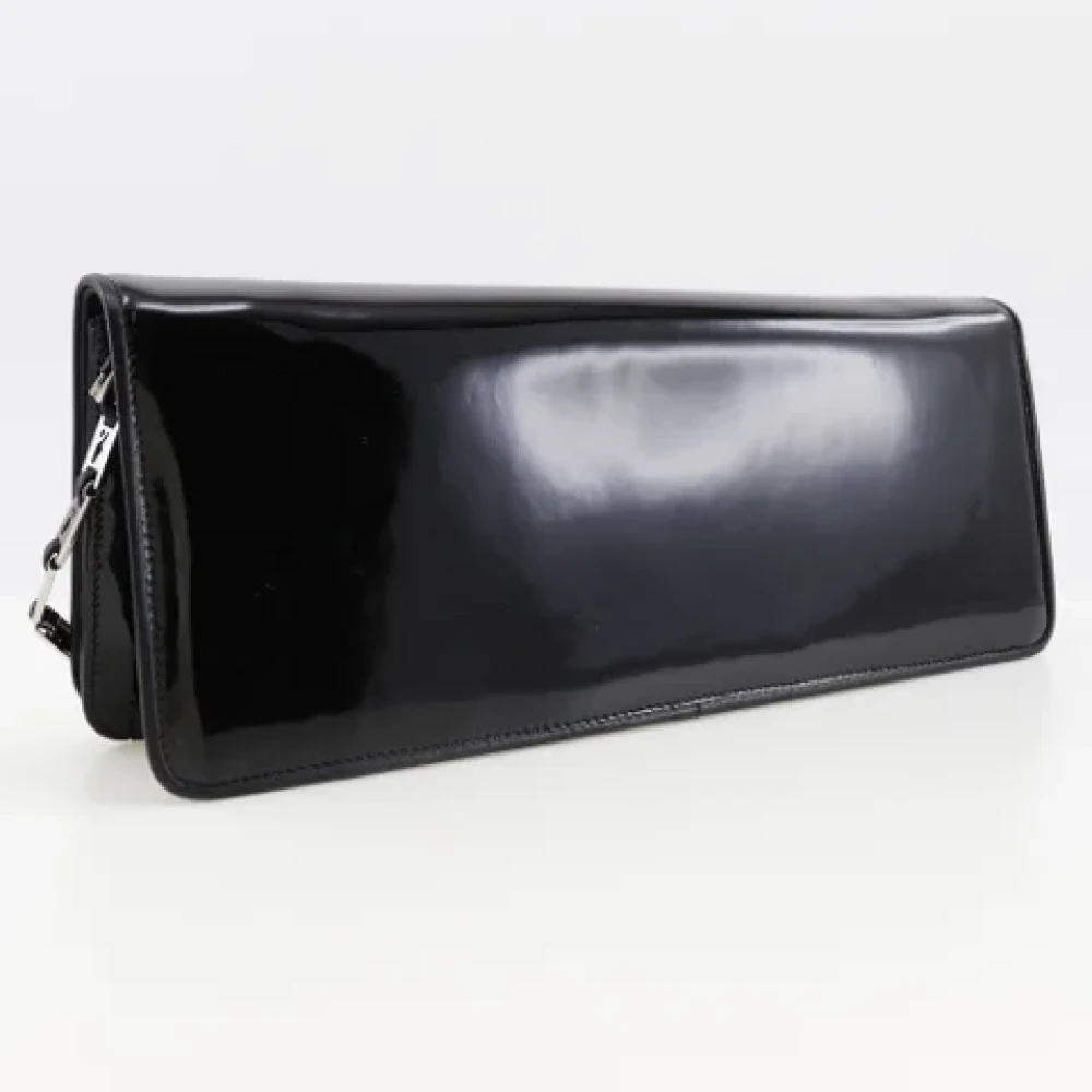 Salvatore Ferragamo Pre-owned Fabric shoulder-bags Black Dames