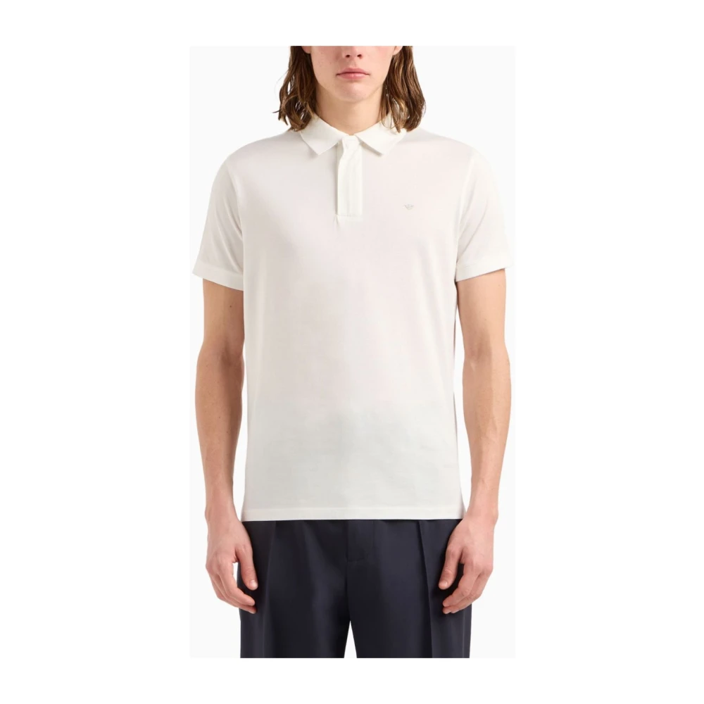 Emporio Armani Polo Shirts White Heren