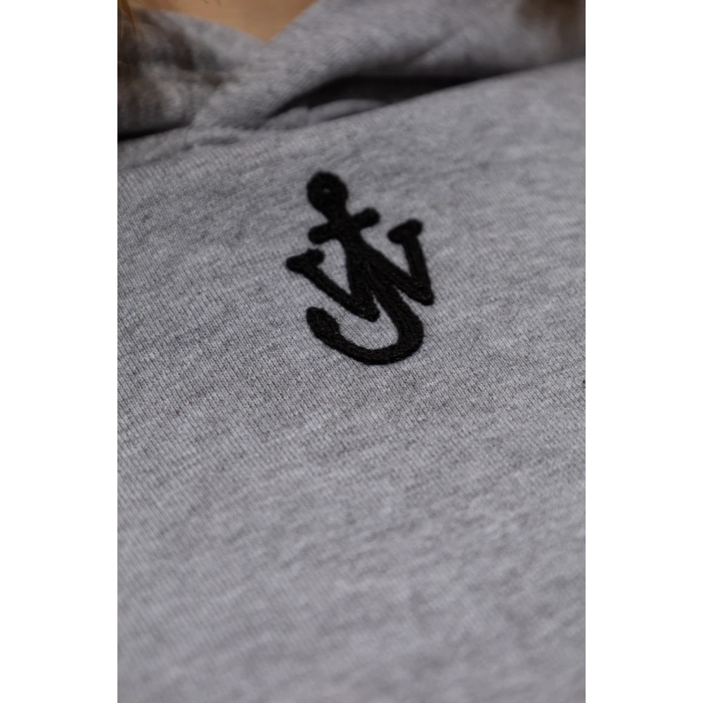 JW Anderson Logo Sweatshirt Gray Dames