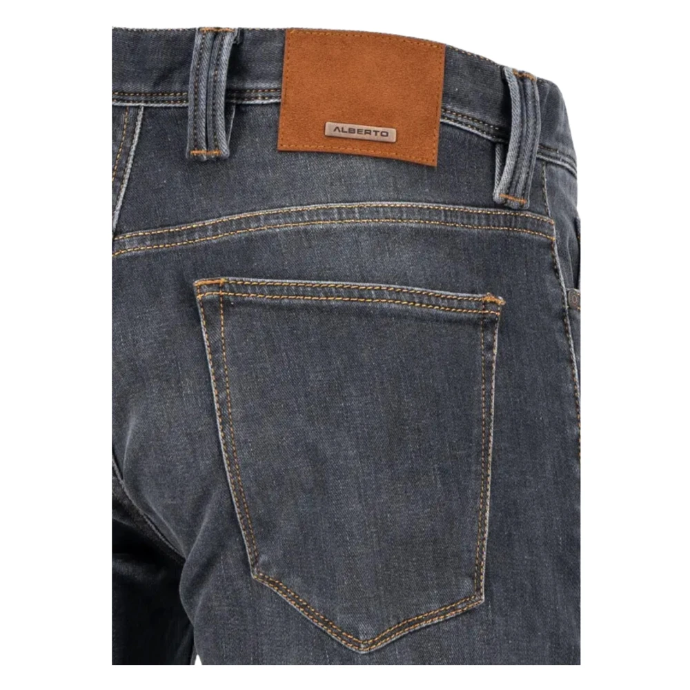 Alberto Grijze Jeans Gray Heren