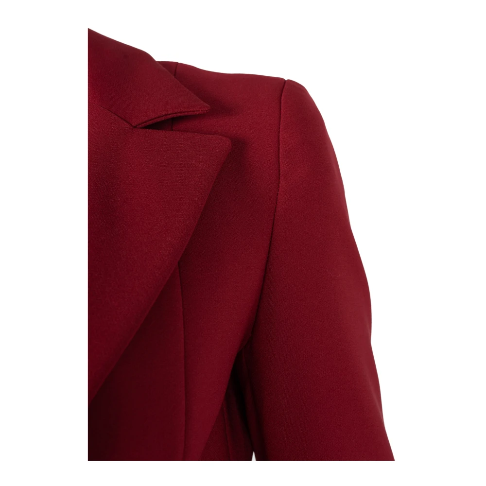 Liu Jo Klassieke Aansluitende Blazer Red Dames