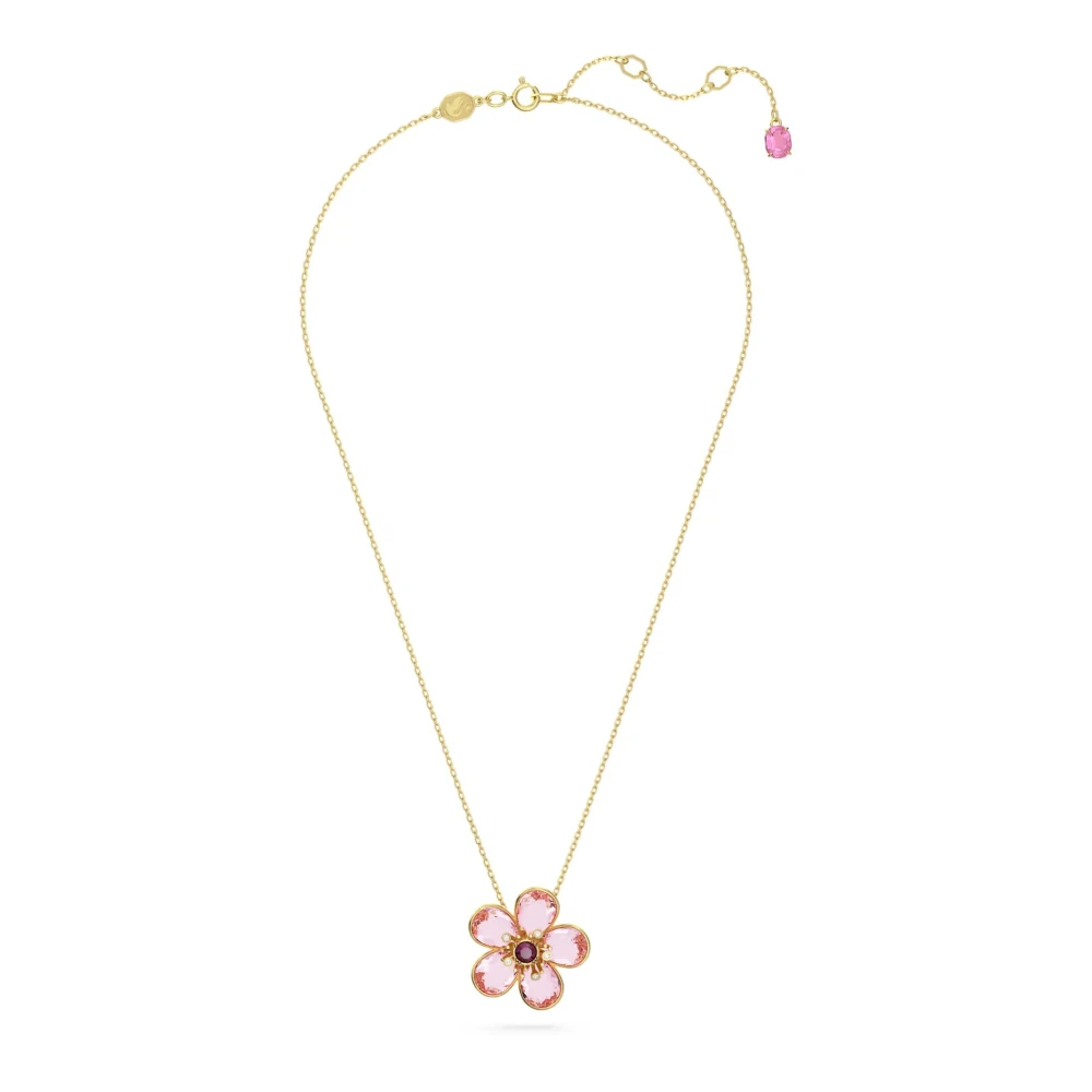 Swarovski Women's Yellow Necklaces, One Size, Idyllia Pendant Flower Small