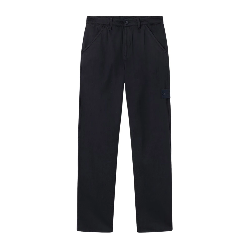 Stone Island Straight Trousers - Male - Straight Trousers - Black - W30 - Trousers