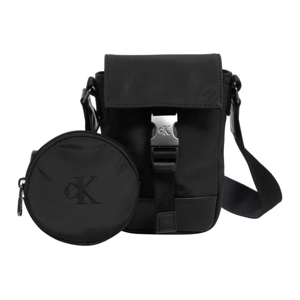 Calvin Klein Jeans Stijlvolle Crossbody Tas met Verstelbare Band Black Heren