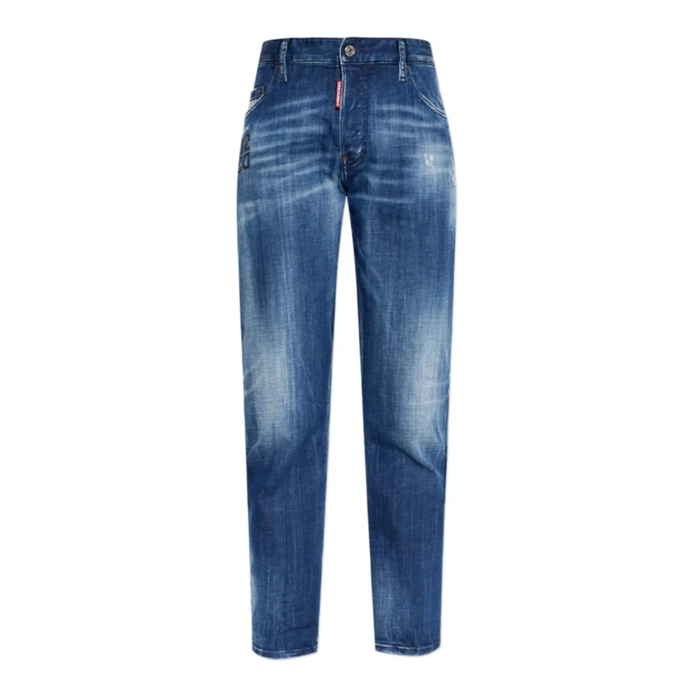 Dsquared2 , Slim Fit Jeans, Male, Blue, Xl, Skater Jean