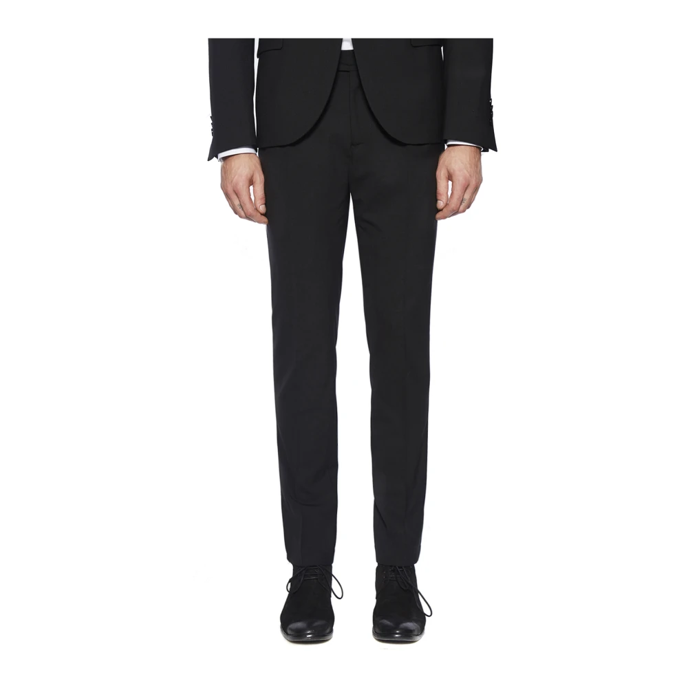 Daniele Alessandrini Geplooide Broek Black Heren