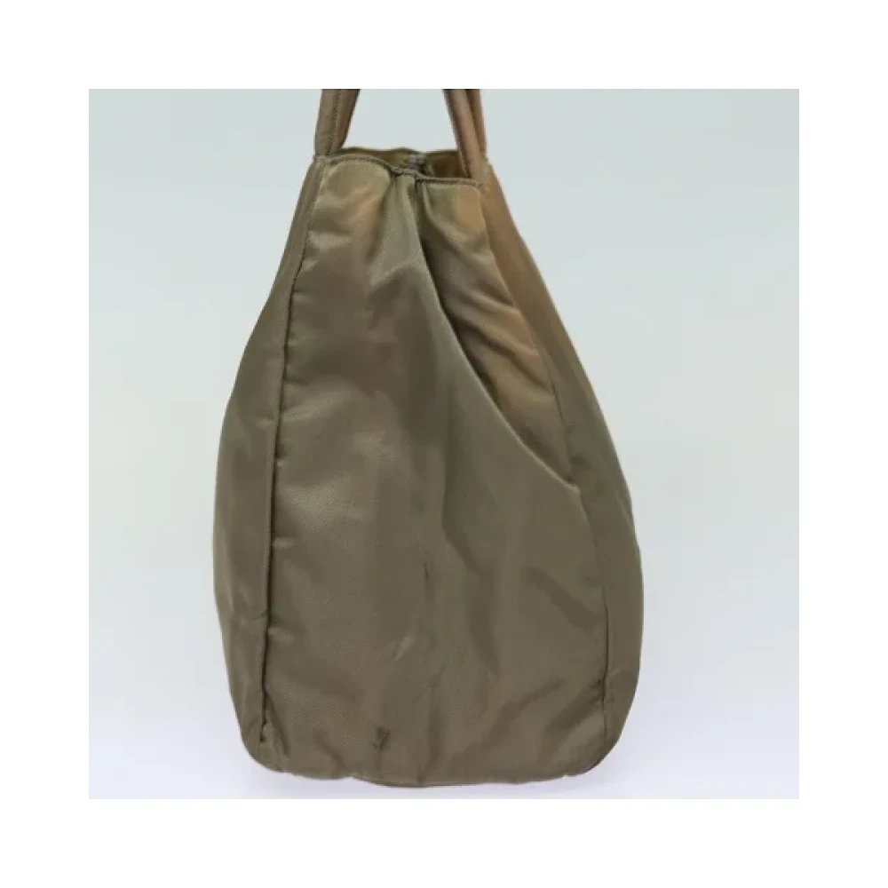 Prada Vintage Pre-owned Nylon prada-bags Brown Dames