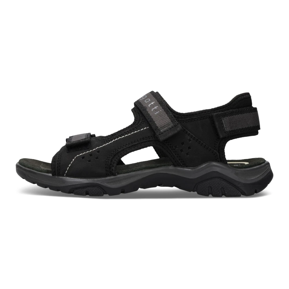 Bugatti Flat Sandals, Male, 7 Uk, Sandals 325-As781-2569 Black