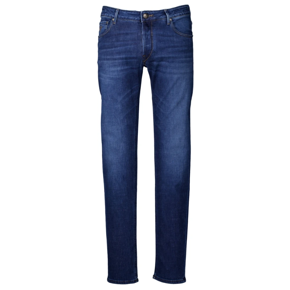 Hand Picked Orvieto Blauwe Jeans Blue Heren