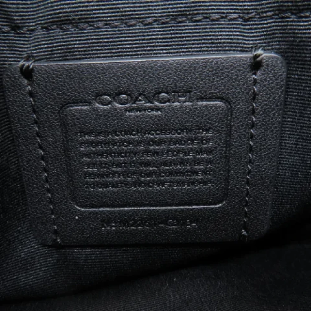 Coach Pre-owned Fabric shoulder-bags Black Dames