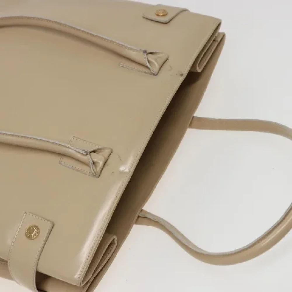 Gucci Vintage Pre-owned Coated canvas totes Beige Dames