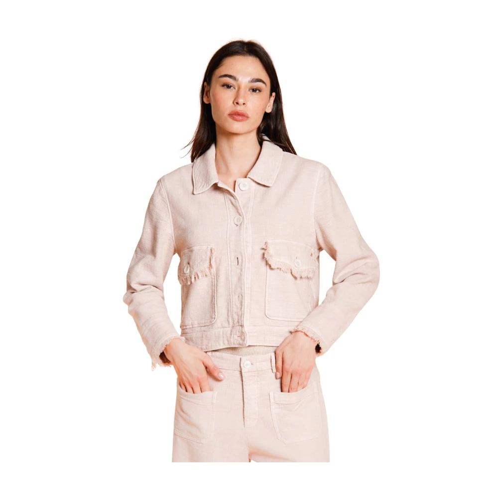 Mason's Damen Rosa Jacken, Lgröße: