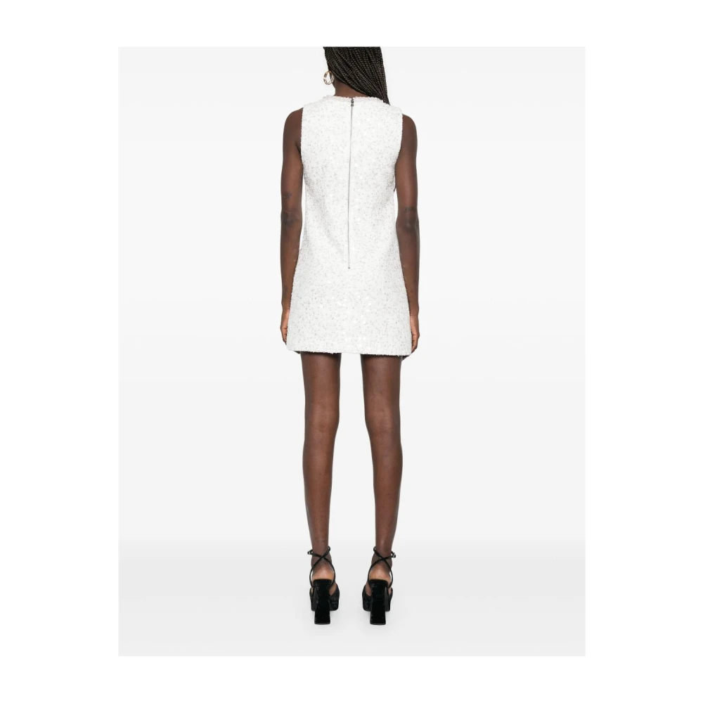 alice + olivia Witte Pailletten Jurk White Dames