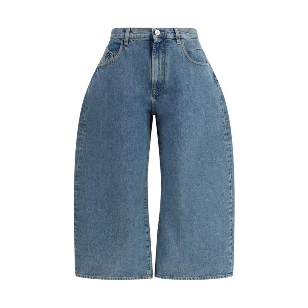 The Attico Women's Blue Cotton Denim Jeans