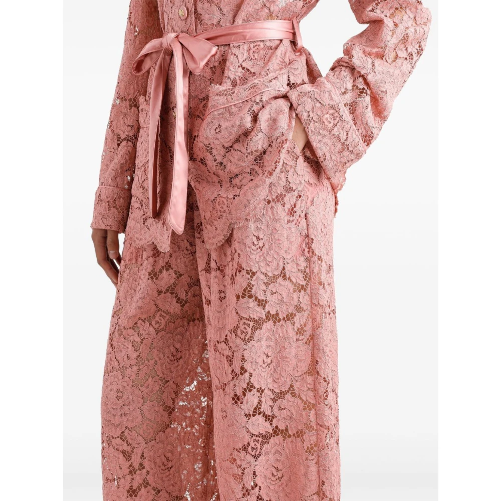 Dolce & Gabbana Elegante Broek voor Heren Pink Dames