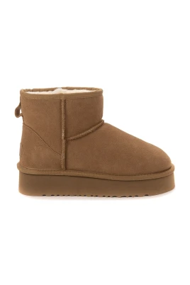 Bruna Casual Ankelboots för Kvinnor