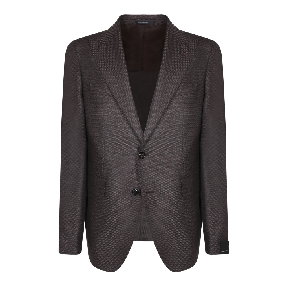 Tagliatore Luxe Bruine Blazer Aw24 Brown Heren