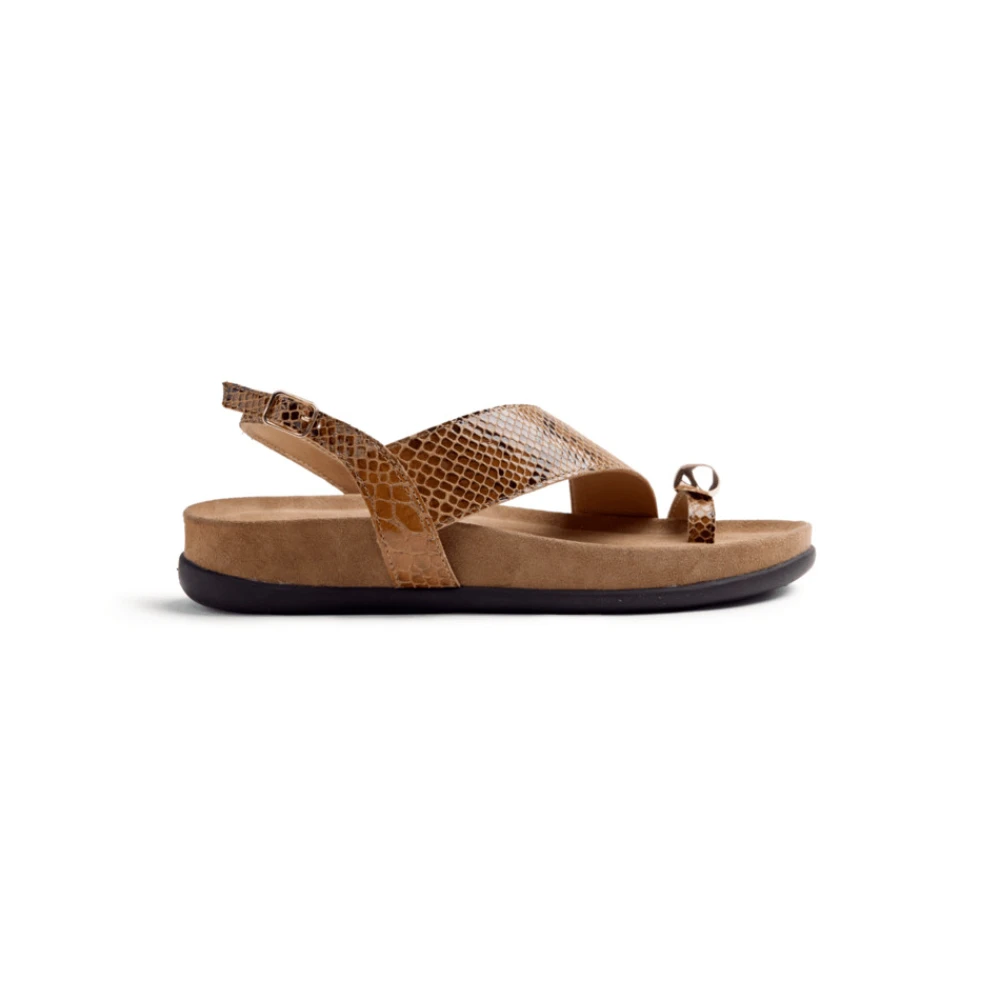 Gioseppo Women's Brown Flat Sandals, 5 Uk, Tanauan Sandalo Basso