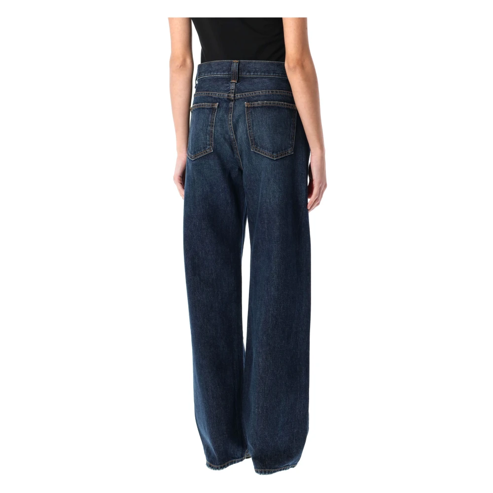 Khaite Denim High-Waist Jeans Blue Dames