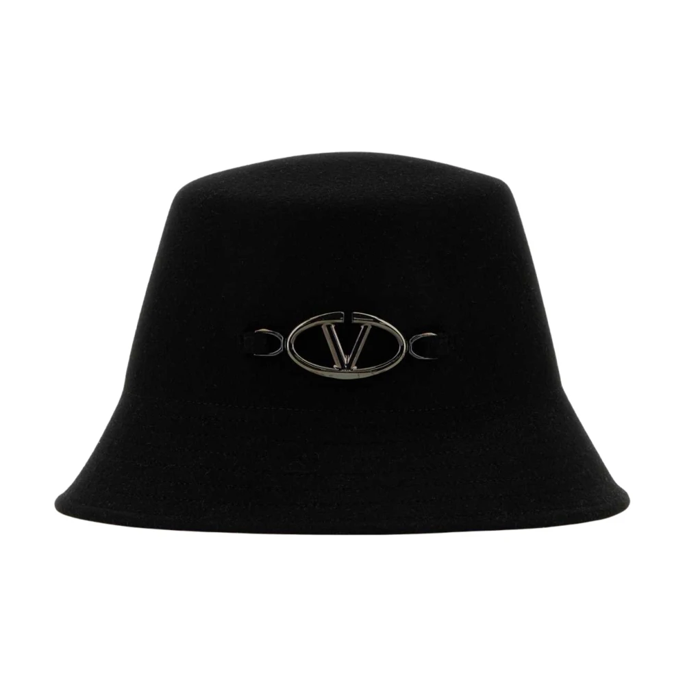 Valentino Garavani Women's Black Felt Bucket Hat