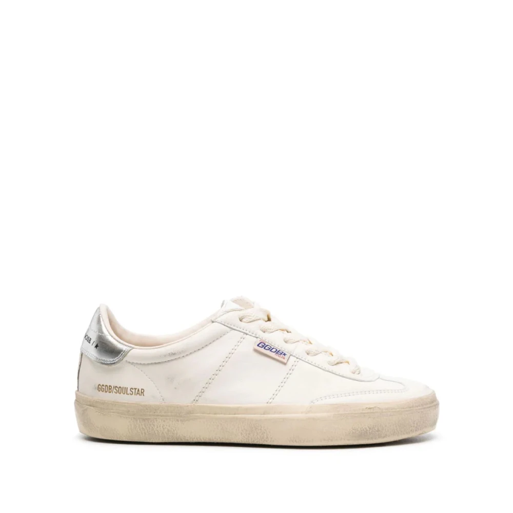 Golden Goose Women's White Sneakers, 5 Uk, Soul Star Leather Trainers