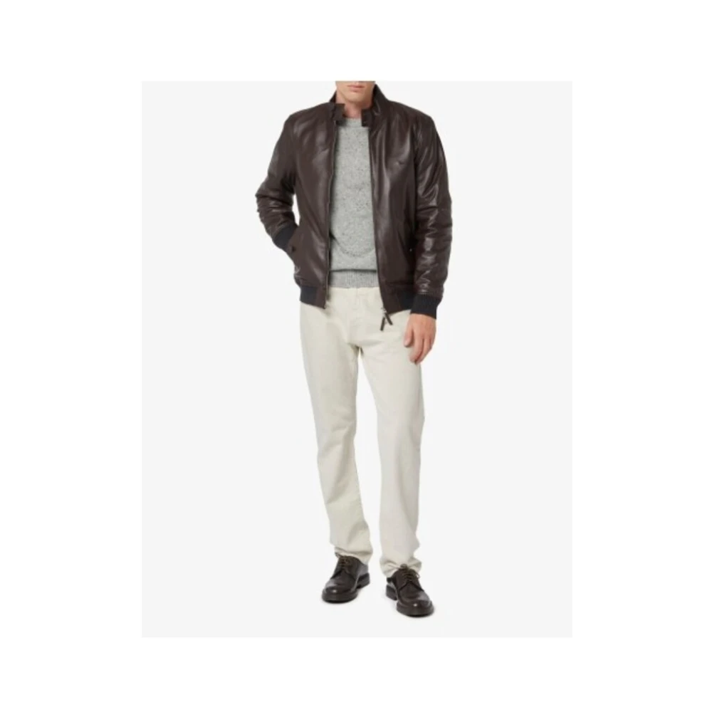 Harmont & Blaine Bomber Pelle Brown Heren