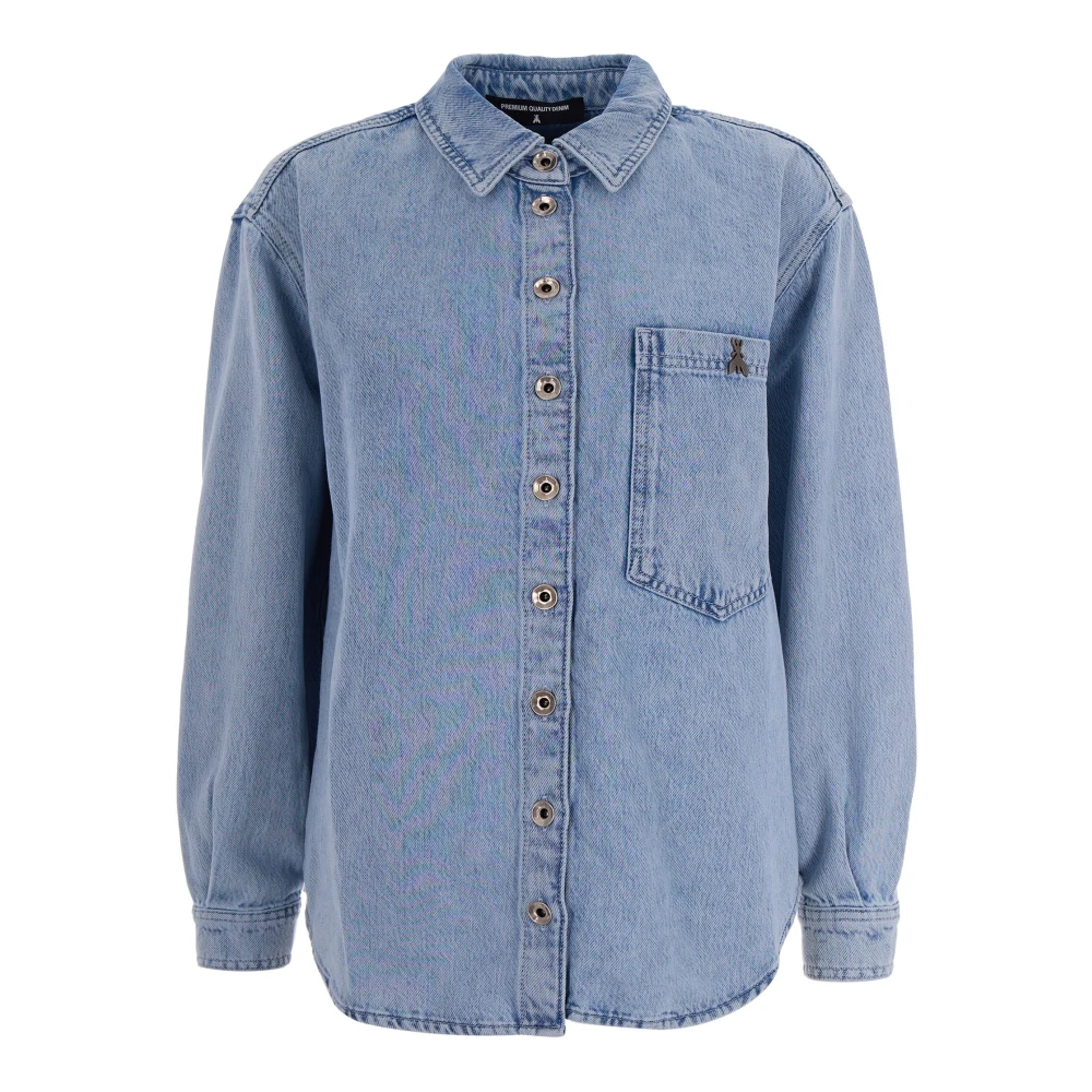 Patrizia Pepe Mujer Azul - Camisa De Mezclilla - Blouses & Shirts - M