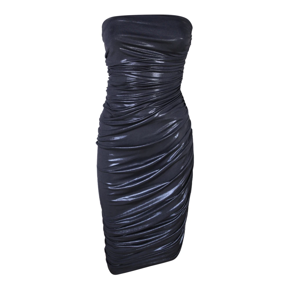 Norma Kamali Blauwe Jurk voor Vrouwen Aw24 Blue Dames