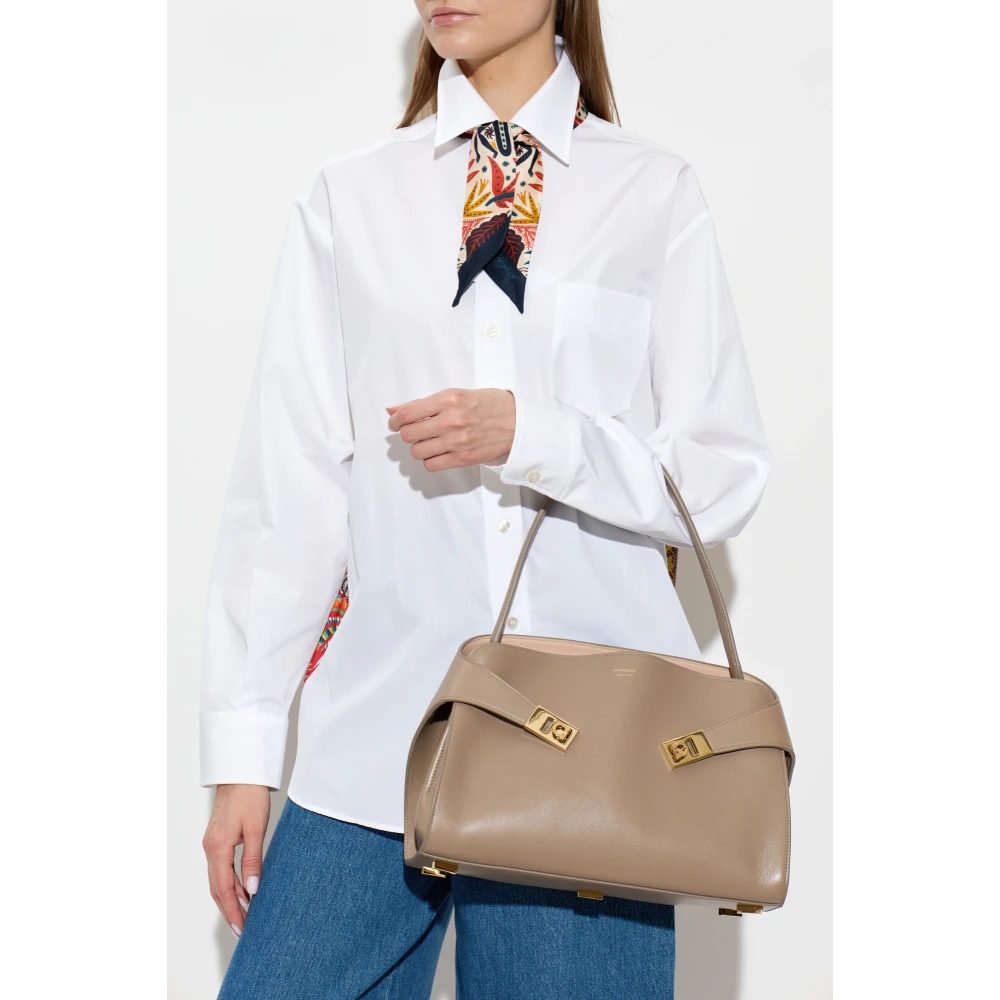 Ferragamo , Damen, Taschen, Beige, One Size - Bild 2