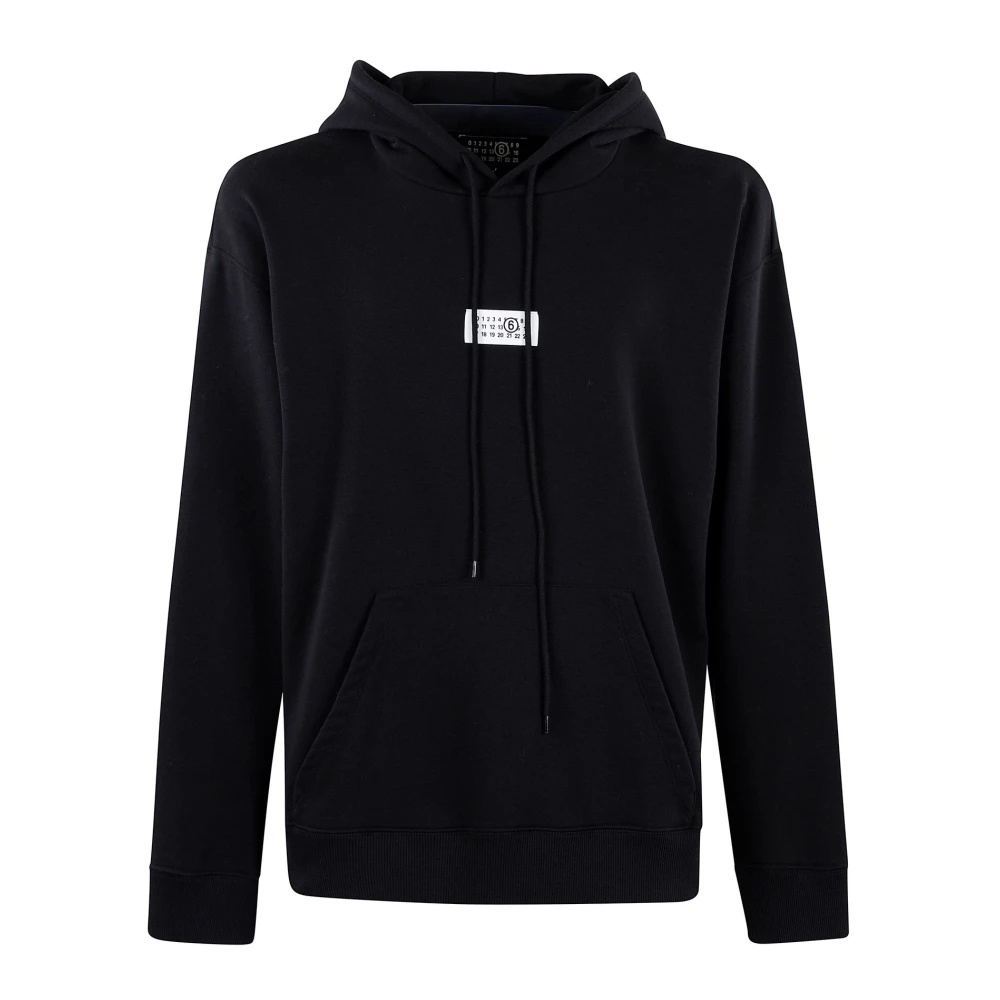 MM6 Maison Margiela Casual Katoenen Sweatshirt Black Heren