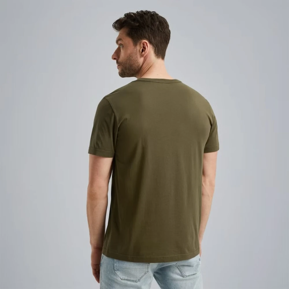 PME Legend Cargo Style Jersey T-Shirt Green Heren