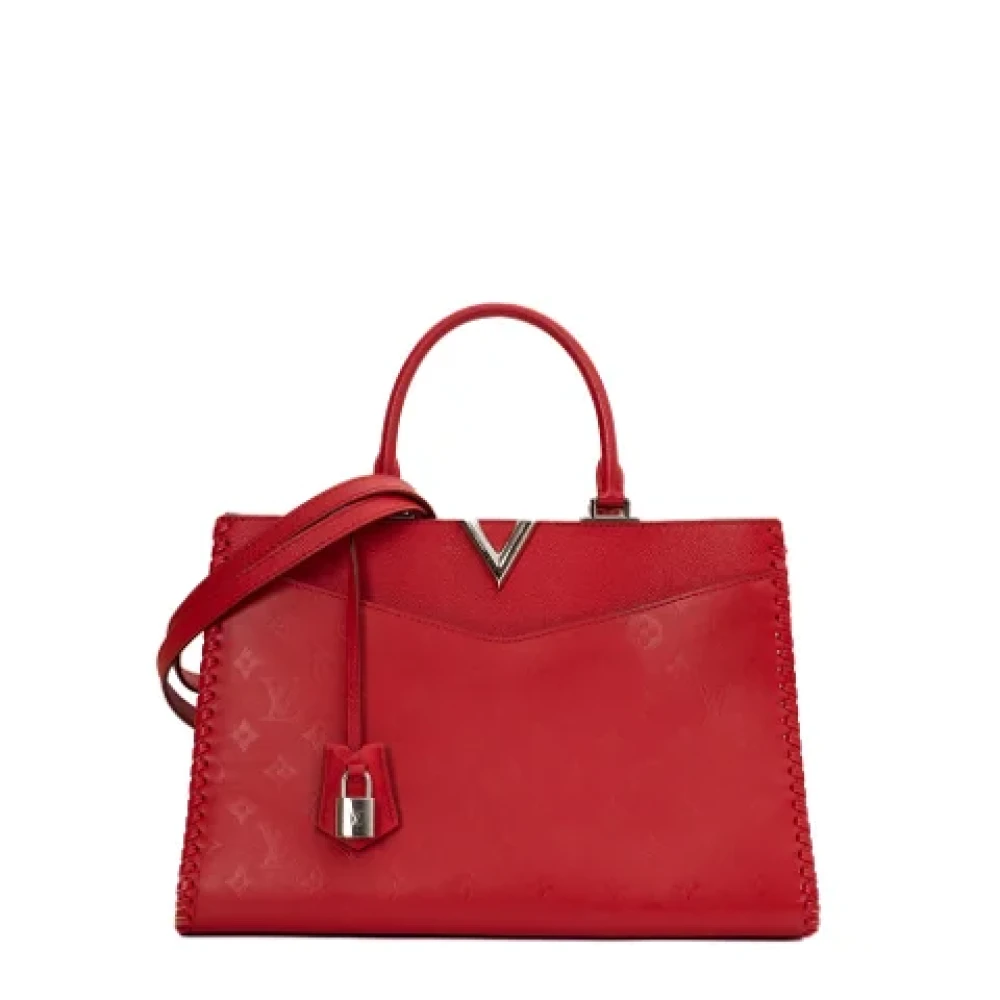 Louis Vuitton Vintage Pre-owned Canvas louis-vuitton-bags Red Dames