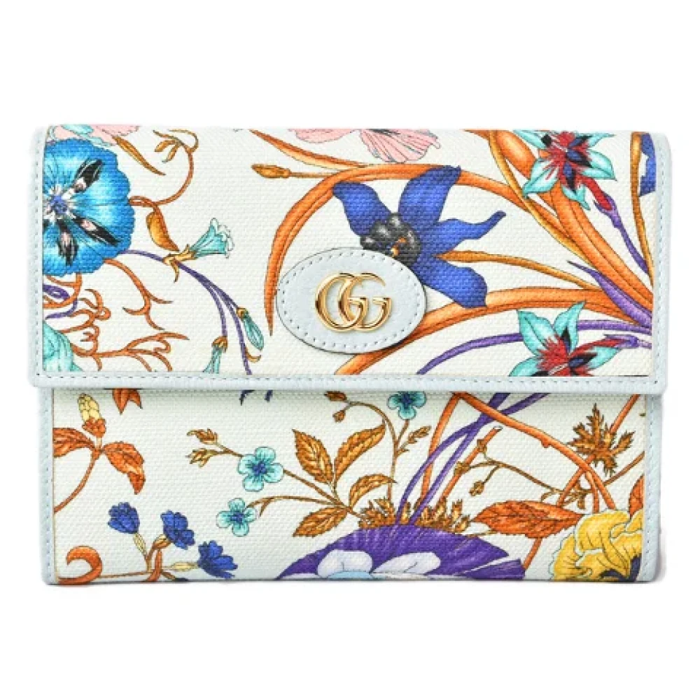 Gucci Vintage Pre-owned Canvas clutches Multicolor Dames