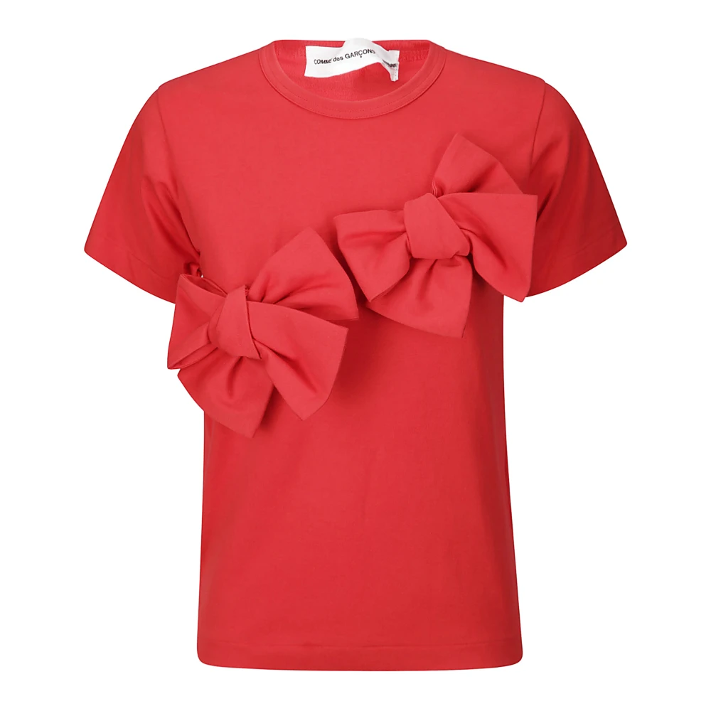 Comme des Garçons Dames Casual T-shirt Red Dames