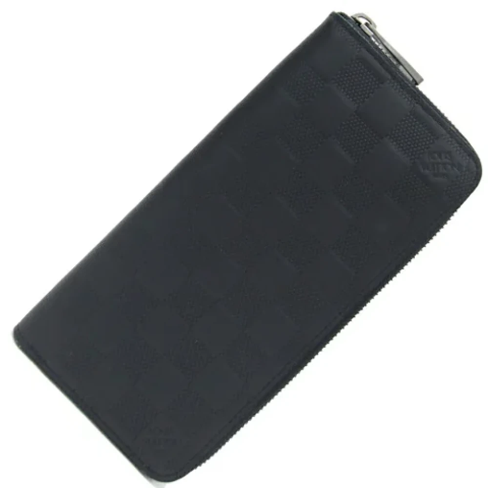 Louis Vuitton Vintage Pre-owned Leather wallets Black Dames