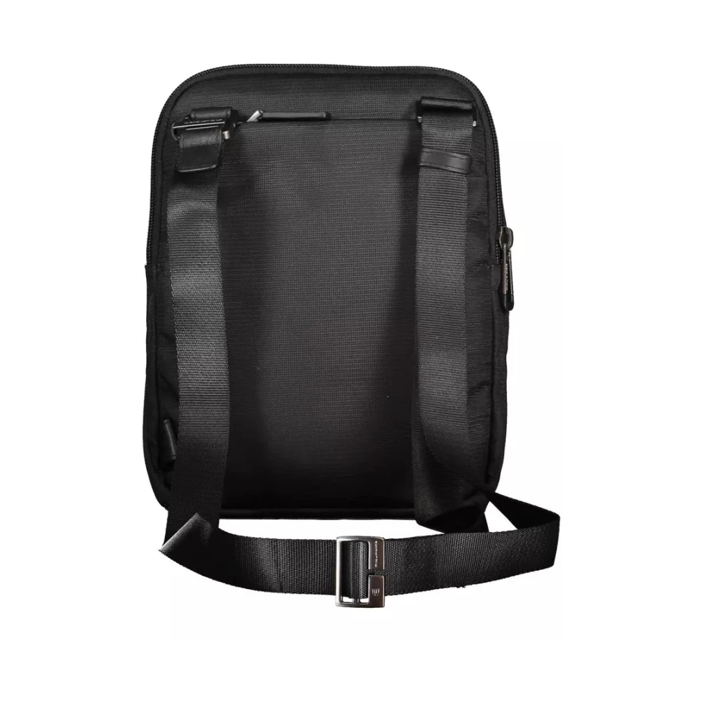 Piquadro Zwarte Schoudertas Black Heren