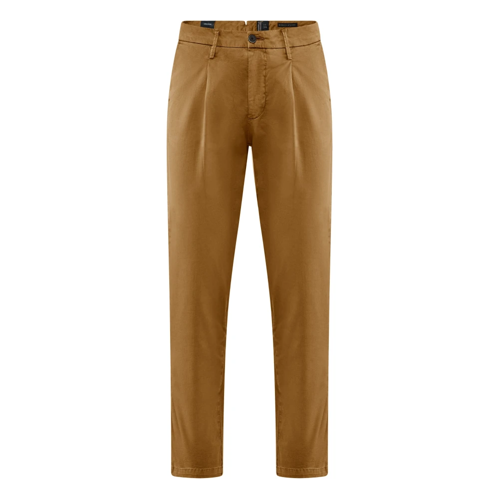 Bomboogie Homme Marron - Pantalon Coupe Fuselée - Pantalons - Brun - Taille: W33