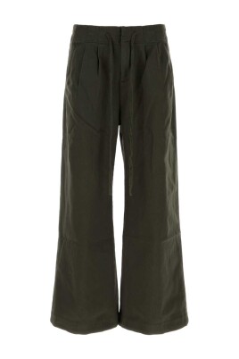 olive-green-stretch-cotton-pants