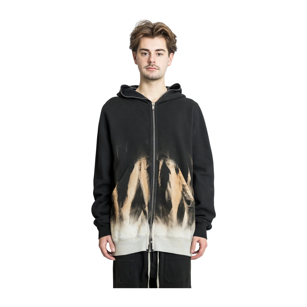 Rick Owens Oversized Gimp Hoodie Zwart Terra Black Heren