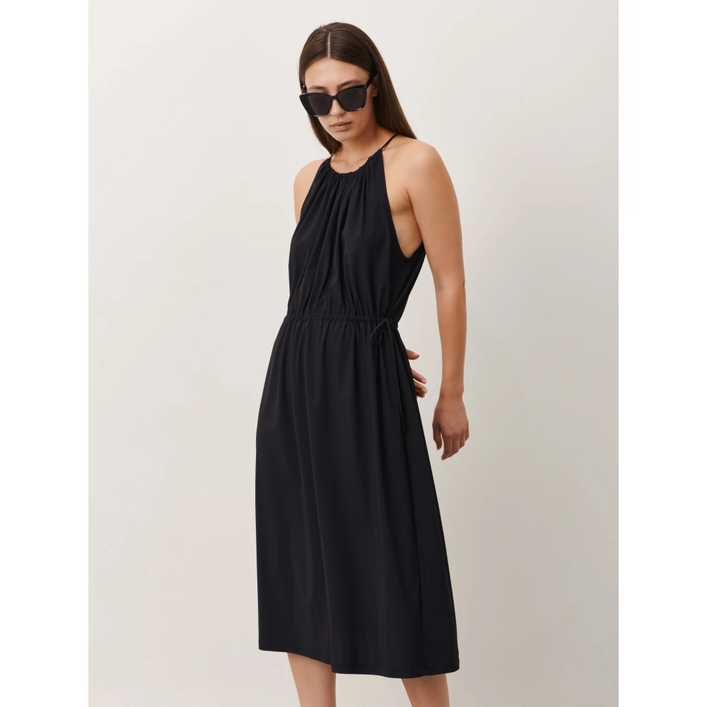 Jane Lushka Zomer Chic Victoria Jurk Zwart Black Dames