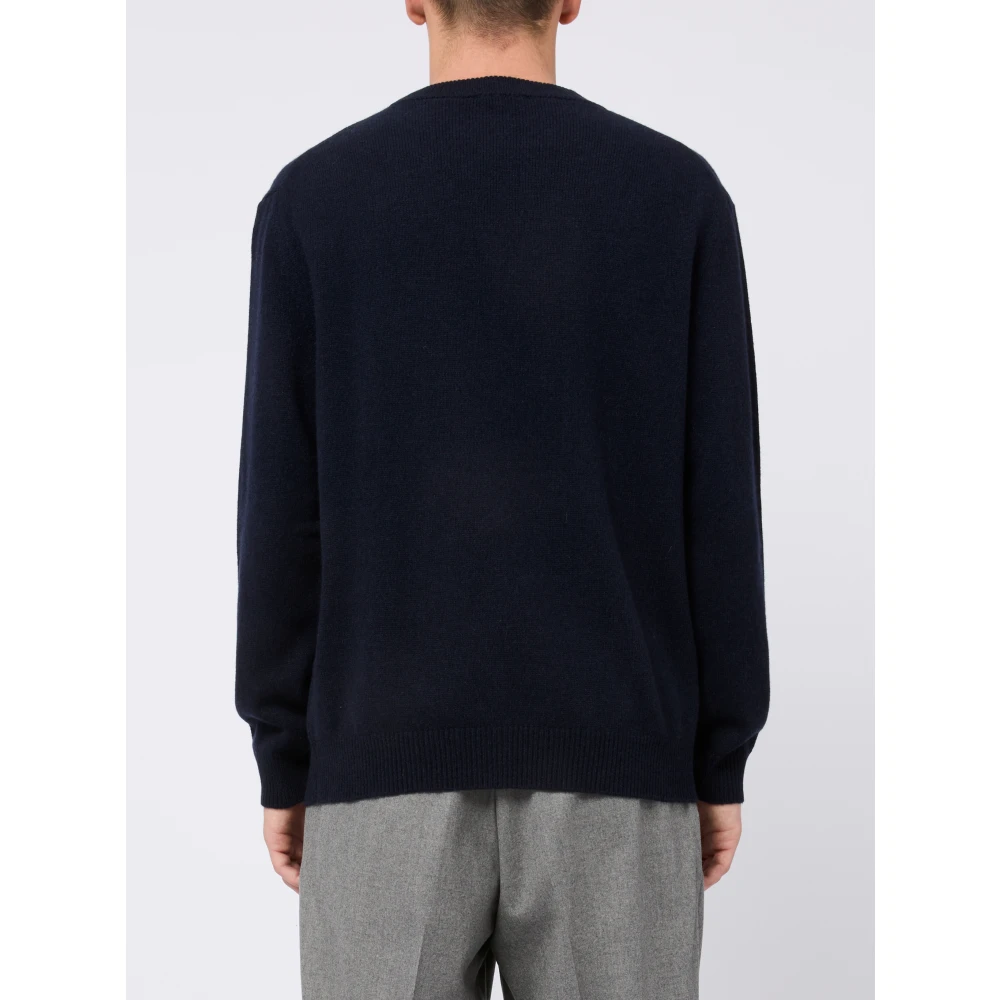 Daniele Fiesoli Kasjmier Trui Blauw Aw24 Blue Heren