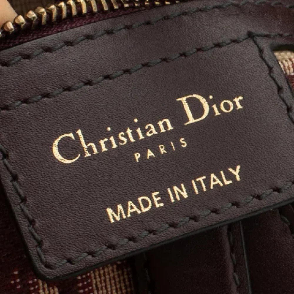 Dior Vintage Pre-owned Cotton dior-bags Red Dames