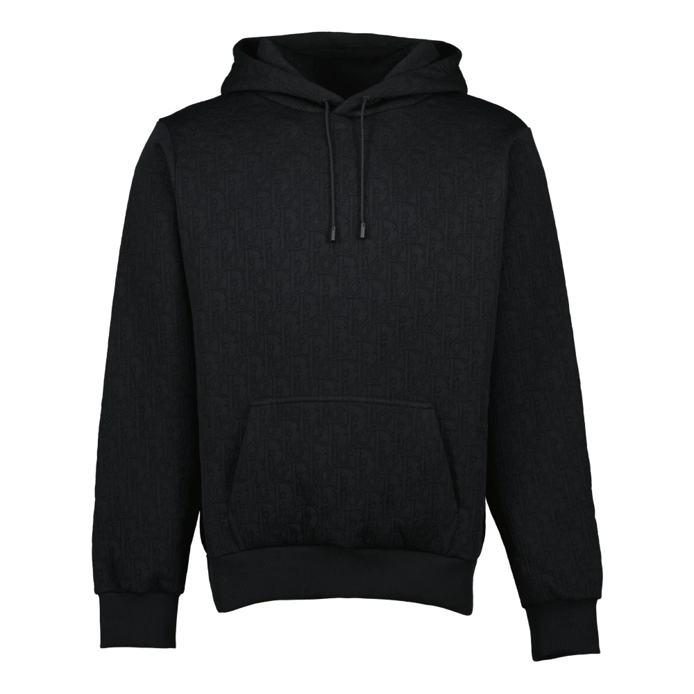 Dior Gewatteerde hoodie Oblique Print Black Heren