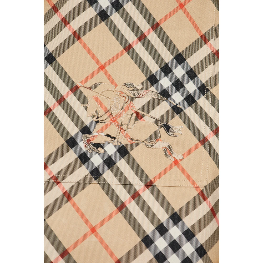 Burberry Geruite poncho Beige Dames