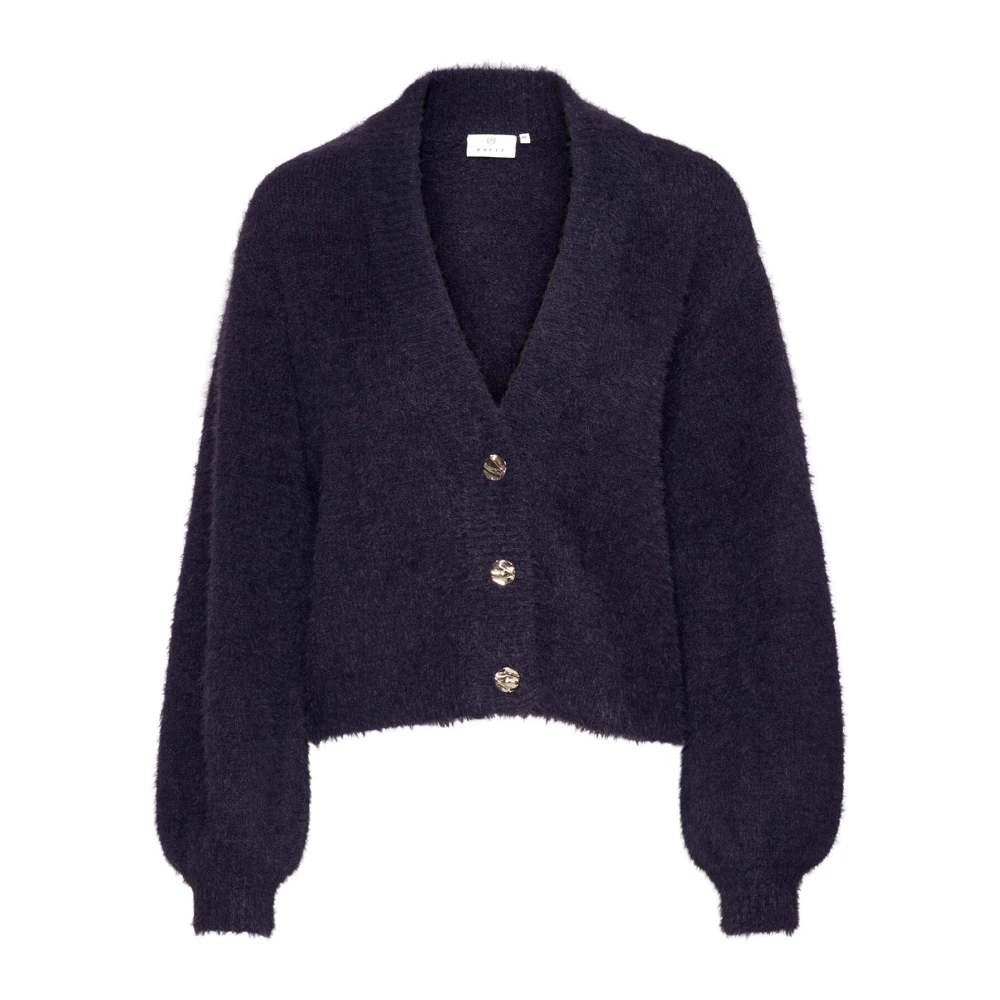 Kaffe Paarse Vest met Pofmouwen Purple Dames