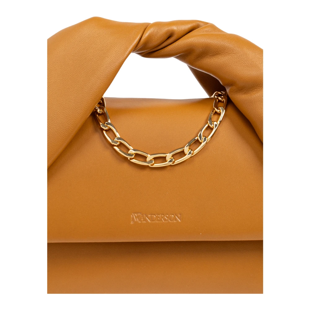 JW Anderson Handtas 'Midi Twister' Brown Dames