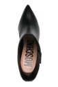bottes-noires-a-talons-logo-grave
