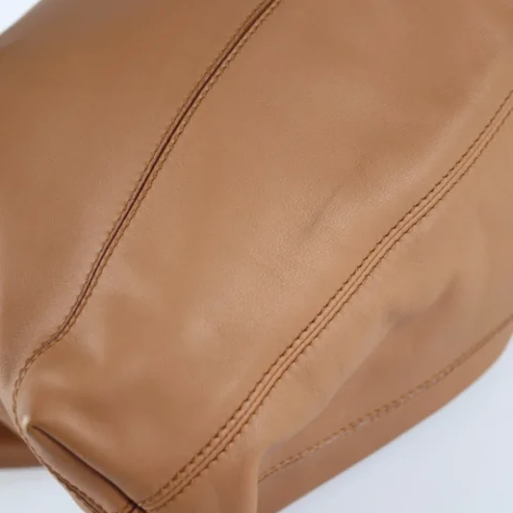 Bvlgari Vintage Pre-owned Leather totes Brown Dames