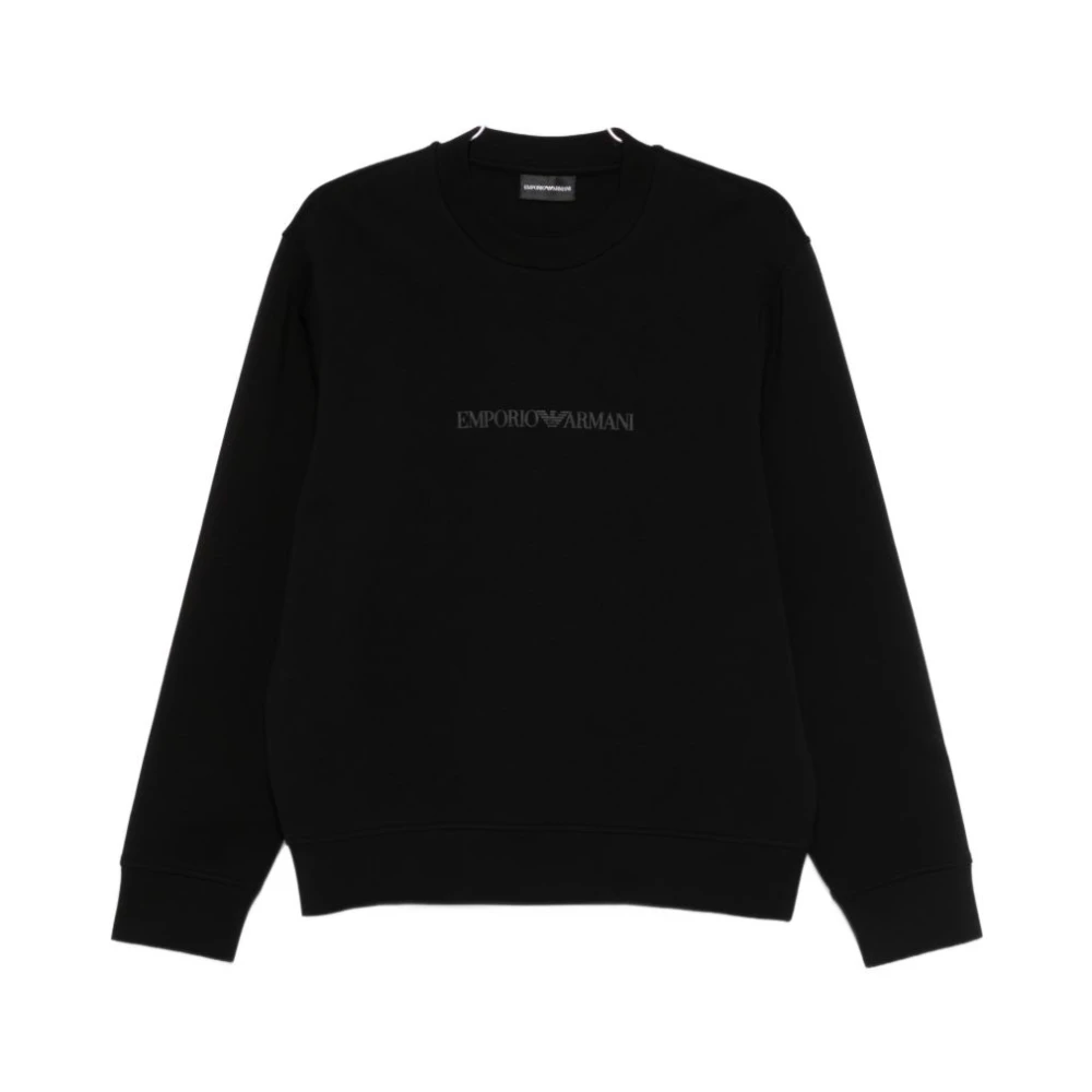 Emporio Armani Mannelijk Zwart Hoodies & Sweatvesten Heren, 2XL, Sweaters